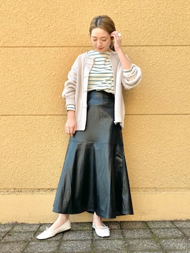 「ボーター」｜CHISAさん（レディース・158cm）の冬コーディネート