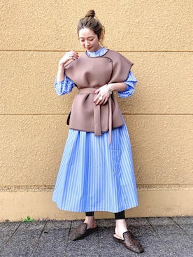 CHISAさん（レディース・158cm）の春コーディネート