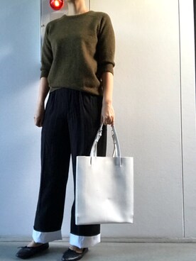 ワイドパンツの女さんのコーディネート