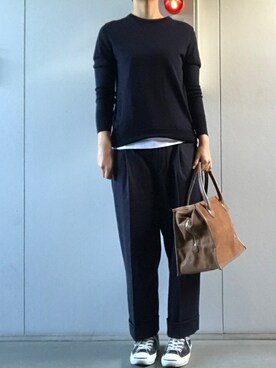 ワイドパンツの女さんのコーディネート