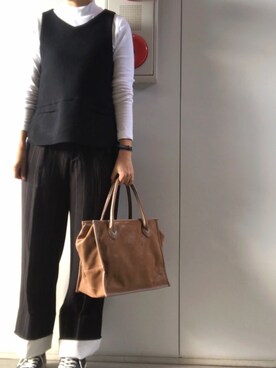 ワイドパンツの女さんのコーディネート