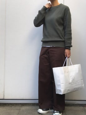 ワイドパンツの女さんのコーディネート