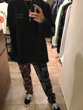 「Palm Angels（パームエンジェルス）のアイテム」を使った、15388696さん（メンズ・173cm）の秋コーディネート