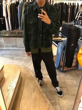 「TAAKK（ターク）のアイテム」を使った、15388696さん（メンズ・173cm）の秋コーディネート