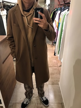 「junhashimoto（ジュンハシモト）のアイテム」を使った、15388696さん（メンズ・173cm）の秋コーディネート