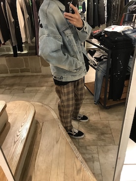 「Palm Angels（パームエンジェルス）のアイテム」を使った、15388696さん（メンズ・173cm）の冬コーディネート