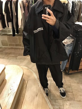 「ANREALAGE（アンリアレイジ）のアイテム」を使った、15388696さん（メンズ・173cm）の冬コーディネート