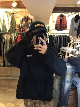 「Palm Angels（パームエンジェルス）のアイテム」を使った、15388696さん（メンズ・173cm）の冬コーディネート