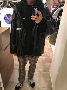 「ANREALAGE（アンリアレイジ）のアイテム」を使った、15388696さん（メンズ・173cm）の冬コーディネート