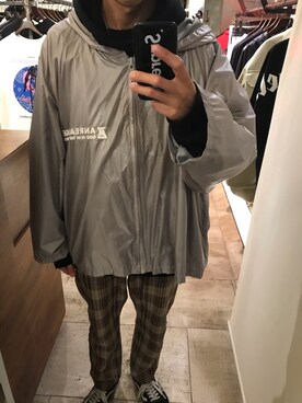 「ANREALAGE（アンリアレイジ）のアイテム」を使った、15388696さん（メンズ・173cm）の冬コーディネート