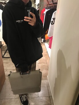 「B'2nd（ビーセカンド）のアイテム（バッグ）」を使った、15388696さん（メンズ・173cm）の冬コーディネート