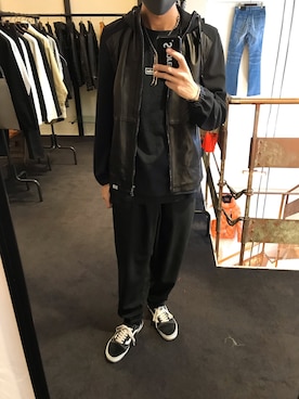 「EMMETI（エンメティ）のアイテム」を使った、15388696さん（メンズ・173cm）の冬コーディネート