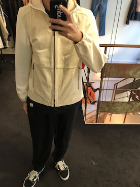 「EMMETI（エンメティ）のアイテム」を使った、15388696さん（メンズ・173cm）の冬コーディネート