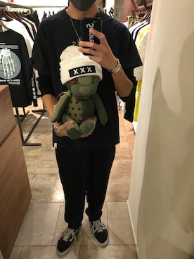 「GOD SELECTION XXX（ゴッドセレクショントリプルエックス）のアイテム」を使った、15388696さん（メンズ・173cm）の冬コーディネート