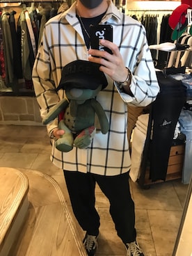 「LUSOR（ルーソル）のアイテム」を使った、15388696さん（メンズ・173cm）の冬コーディネート