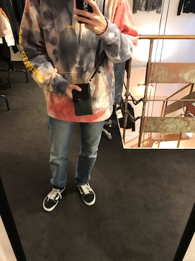 「BACKLASH（バックラッシュ）のアイテム」を使った、15388696さん（メンズ・173cm）の冬コーディネート