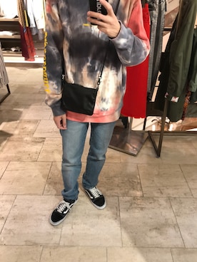 「BACKLASH（バックラッシュ）のアイテム」を使った、15388696さん（メンズ・173cm）の冬コーディネート