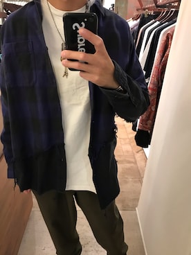 「MINEDENIM（マインデニム）のアイテム」を使った、15388696さん（メンズ・173cm）の春コーディネート