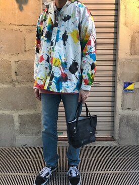 「B'2nd（ビーセカンド）のアイテム（バッグ）」を使った、15388696さん（メンズ・173cm）の春コーディネート
