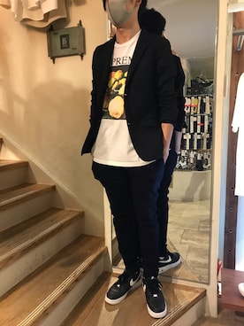 「SOLIDO（ソリード）のアイテム（ジャケット/アウター）」を使った、15388696さん（メンズ・173cm）の夏コーディネート