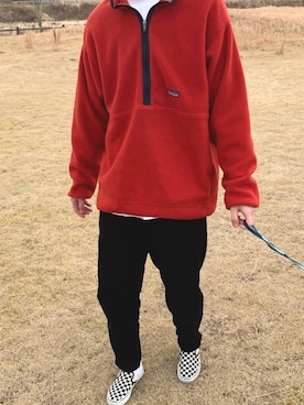 「patagonia」｜「アイテム（スリッポン）」を使った、YUTOさん（メンズ・176cm）の春コーディネート