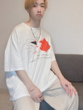 「アイテム（リング）」を使った、はる 【相互】さん（メンズ・176cm・20代）の春コーディネート