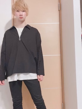 「レイアード」｜はる 【相互】さん（メンズ・176cm）の春コーディネート