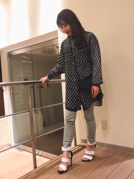 「ピスタチオ」｜「アイテム（財布/小物）」を使った、こはまさん（レディース・156cm）の春コーディネート