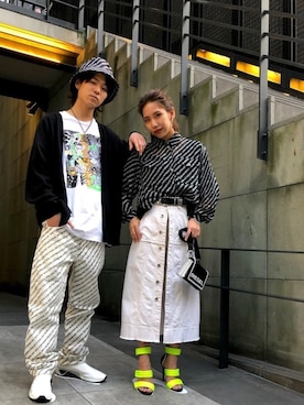 「diesel福岡」｜「アイテム（財布/小物）」を使った、こはまさん（レディース・156cm）の春コーディネート