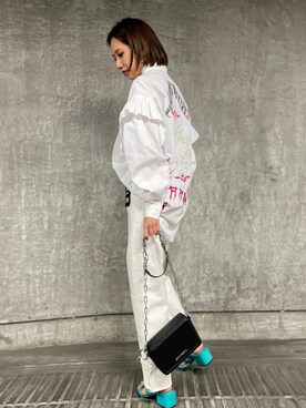「diesel福岡」｜こはまさん（レディース・156cm）の春コーディネート