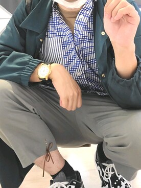 「soe（ソーイ）のアイテム（ジャケット/アウター）」を使った、ゆうきさん（メンズ・173cm）の秋コーディネート