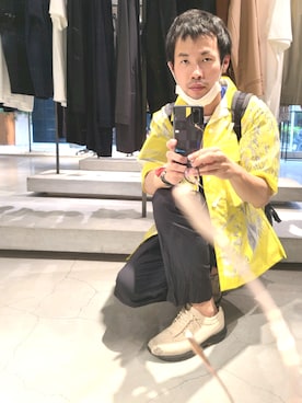 「STUDIOUS（ステュディオス）のアイテム」を使った、ゆうきさん（メンズ・173cm）の春コーディネート