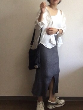 LEI☆☆さんの「WOMEN メリノブレンドリブスカート」を使ったコーディネート