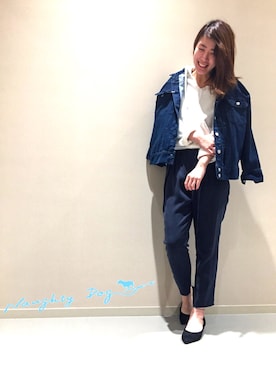 「ノーティードッグ」｜miki ayakaさん（レディース・171cm）の春コーディネート