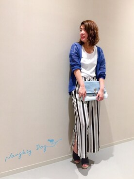 「ノーティードッグ」｜miki ayakaさん（レディース・171cm）の夏コーディネート
