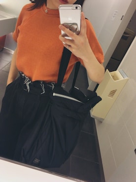 「Factor=（ファクターイコール）のアイテム（パンツ）」を使った、mekさん（レディース・157cm）の夏コーディネート