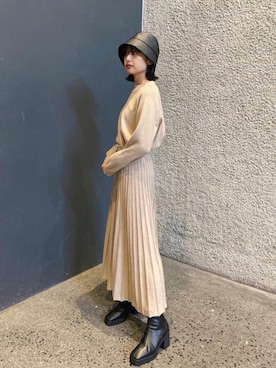 𝒌𝒂𝒆𝒅𝒆さん（レディース・160cm）の冬コーディネート