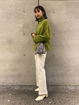 𝒌𝒂𝒆𝒅𝒆さん（レディース・160cm）の冬コーディネート