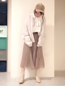 hanaeさん（レディース・153cm）の冬コーディネート