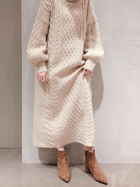 hanaeさん（レディース・153cm）の冬コーディネート