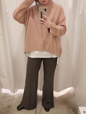 hanaeさん（レディース・153cm）の冬コーディネート