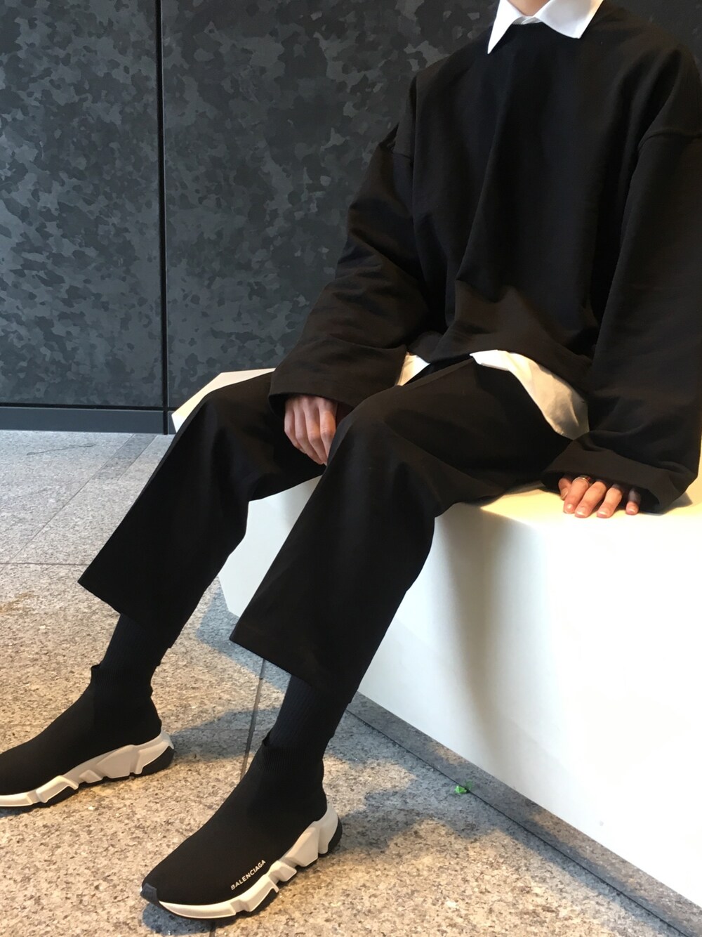 balenciaga shoes with suit
