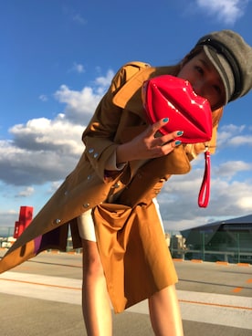 「バレンタインデートスタイル」｜「アイテム（ジャケット/アウター）」を使った、natsuki otaさん（レディース・169cm）の冬コーディネート