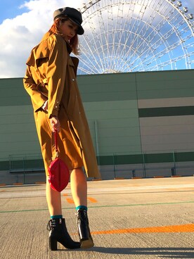 「バレンタインデートスタイル」｜「アイテム（ジャケット/アウター）」を使った、natsuki otaさん（レディース・169cm）の冬コーディネート