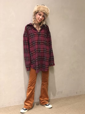 「アイラブCONVERSE」｜natsuki otaさん（レディース・169cm）の秋コーディネート