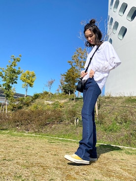 「DIESEL（ディーゼル）のアイテム（オールインワン・サロペット）」を使った、natsuki otaさん（レディース・169cm）の春コーディネート