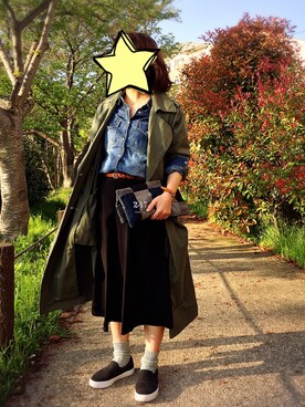 「masterkey（マスターキー）のアイテム（バッグ）」を使った、ひーさん（レディース・153cm）の春コーディネート