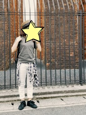 「bit blue（ビットブルー）のアイテム」を使った、ひーさん（レディース・153cm）の夏コーディネート