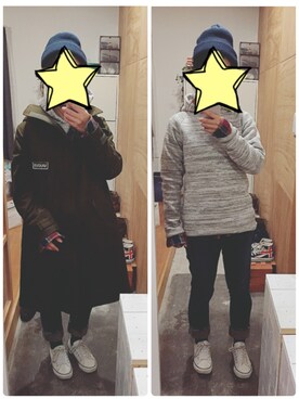 「VAIOUS（バイアス）のアイテム」を使った、ひーさん（レディース・153cm）の冬コーディネート