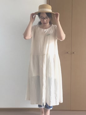 「PRIME PATTERN（プライムパターン）のアイテム」を使った、sakiさん（レディース・158cm）の夏コーディネート